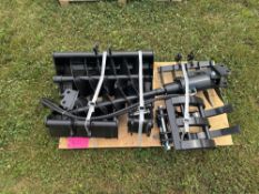 Pallet Of Mini Excavator Attachments