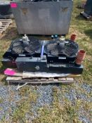 Hydraulic and Coolant Radiator With Hydraulic Driven Fans