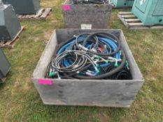 Crate of New Hydraulic Hoses