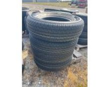UNUSED Set of 4 ST225/75R15 Radial Trailer Tires