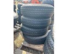 UNUSED Set of 4 ST205/75R15 Radial Trailer Tires