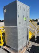 Filing Cabinet W/ 6 Lockers