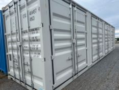 40' High Cube Four Multi Doors Container