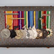 Thailand, Vietnam, USA 10 Medal Bar. Cased