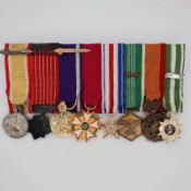 Thailand, Vietnam, USA Miniature Medal Bar