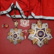 Egypt Order of Merit Grand Cordon Complete Set