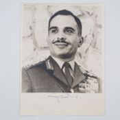 King Hussein of Jordan, Signed Photograph
