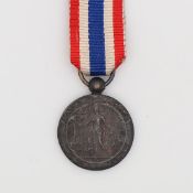 Panama WWI Victory Medal. Silver Grade Miniature