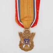 USA Descendants of the Signers of the Declaration of Independence Medal, 14k Gold