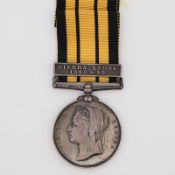 Great Britain East and West Africa Medal w/ Sierra Leone Clasp 1898-99, Named