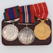 Canada WWII Medal Bar to CPL J.H. McCaffrey, Cased