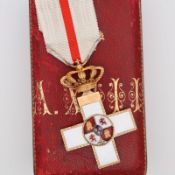Spain Order of Military Merit, Type I, C. 1868, 18k Gold. Cased