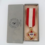 USA Military society of the Red Cross Miniature Medal, BB&B, Boxed