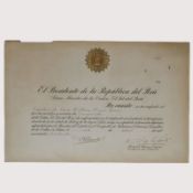 Peru Order of the Sun Awarded to US Rear Admiral William O. Spears