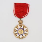 USA Society of the Colonial Wars Membership Badge, 14k Gold