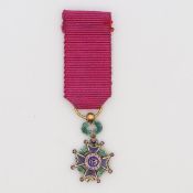 Cuba Order of Military Merit III Class Miniature Medal