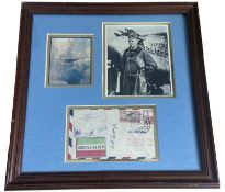 Charles Lindbergh Signed Airmail Envelope, 1929