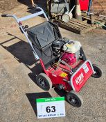 A KIVA Titan 40 Petrol Powered Walk Behind Scarifier