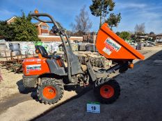An AUSA D100 AHA Articulated Skip Loader, Serial No. 89958 (2021) with fitted ROPS Bar, Beacon and