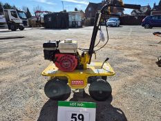A GARDEN MASTER GMTC 2 Petrol Powered Pedestrian Turf Cutter