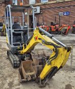 A WACKER NEUSON Model ET16 1.6T 360 degree Slew Tracked Mini Excavator, Serial No.00560 (2017)