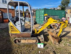 A WACKER NEUSON Model 1404 E09-1 1500Kg 360 degree Slew Tracked Mini Excavator, Serial No. 00963 (