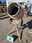 A BELLE Mini Mix Model M16B 136-Litre Portable 240VAC Electric Concrete Mixer, Serial No. 992544M16B