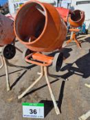 A BELLE Mini Mix Model M16B 136-Litre Portable 240VAC Electric Concrete Mixer, Serial No.