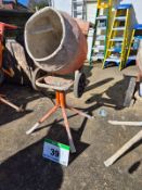 A BELLE Mini Mix Model M128 Portable 110V Electric Concrete Mixer, Serial No. 795019M12B (2019) with