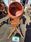 A BELLE Mini Mix Model M16B 136-Litre Portable 240VAC Electric Concrete Mixer, Serial No.