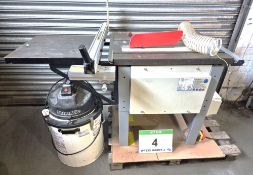 An AXMINSTER TRADE AW 12852 Up-Cutting Table Saw with Dust Extraction Unit, Year of Manufacture