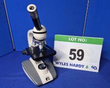 A BREUKHAVEN BMS ST4800 Compound Scientific and Chemical Microscope, 4.0X to 1000 Magnification