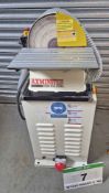 An AXMINSTER DS12 DLMB 12 inch Disc Sander with Dust Collection Unit Underneath