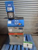 An RJH Antelope Pedestal mounted Vertical Belt Linisher, 150mm Belt Width, with Integrated Dust