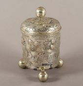 Kugelfußbecher mit Deckel, im Stil des 17.Jh., wohl deutsch, um 1880