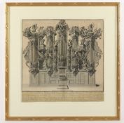 Orgelprospekt der Berliner Garnisonkirche, Kupferstich, R.