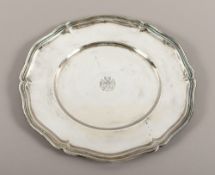 Platzteller, 830/ooo, Wappengravur, Wilkens, Bremen, um 1939