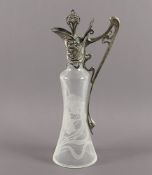 Jugendstilkaraffe, Albert Köhler & Cie., Wien, um 1900