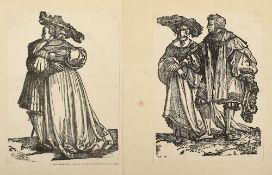 Schäuflein, Hans, zwei Holzschnitte, besch., ungerahmt