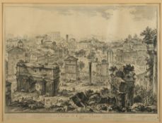 Piranesi, Forum Romanun in Rom, R.