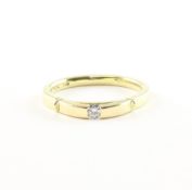 Brillantring, 585/ooo GG, 3,3g