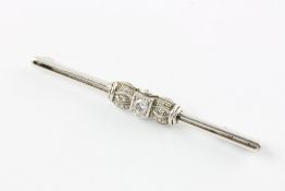 Brillant-Nadel, 585/ooo WG, L 6,6, 5,2g