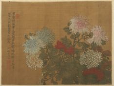 Malerei, Tusche und Farben auf Seide, China, 19.Jh.