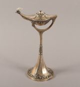 Jugendstil-Öllampe, 800/ooo, deutsch, um 1910
