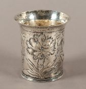 Becher, Silber, im Stil des 17.Jh., deutsch, um 1880
