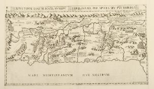 Heiliges Land, Kupferstich, rest., ungerahmt