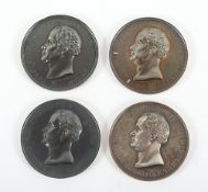 vier Medaillen Rettung aus Gefahr, Wilhelm III. von Preußen, Silber