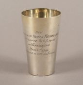 Becher, 800/ooo, 1.WK, deutsch um 1915