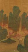 Malerei, China, Farbe Seide, Ming-Stil