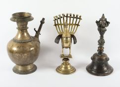 dreiteiliges Konvolut, Bronze, Indien